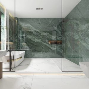Green natural marble series