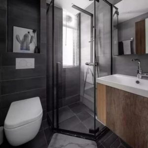Bathroom-Black-Wall-Panel
