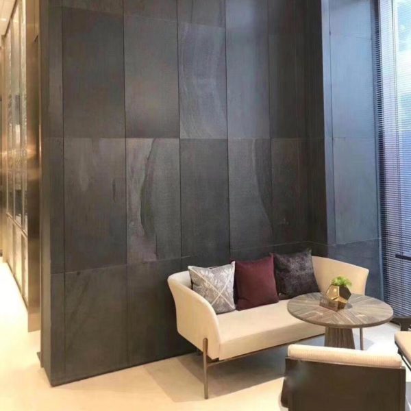 Commercial-Interior-decoration-Black-Wall-Panel