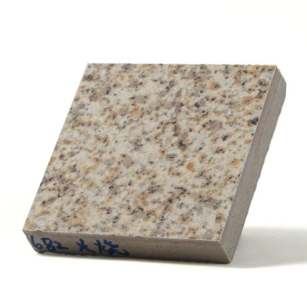 RY63276 Rusty yellow Flamed surface artificial granite stone