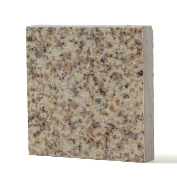 RY63276 Rusty yellow Flamed surface artificial granite stone