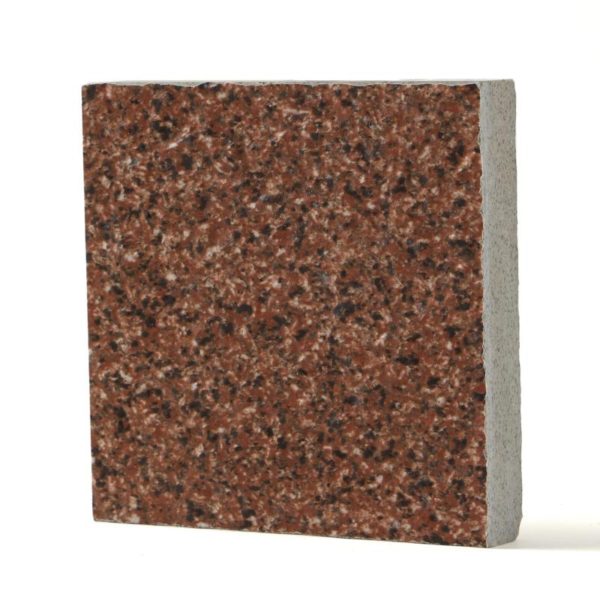 RY63215 Red bush-hammered surface artificial granite stone