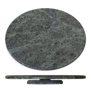 green marble plate